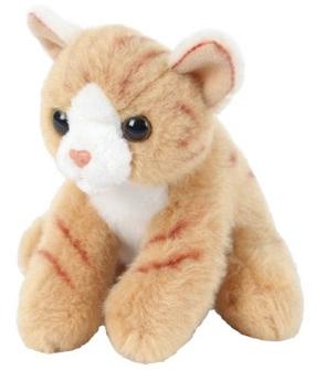 Mīkstā rotaļlieta Beppe Cat Ginger, bēša krās., 13 cm
