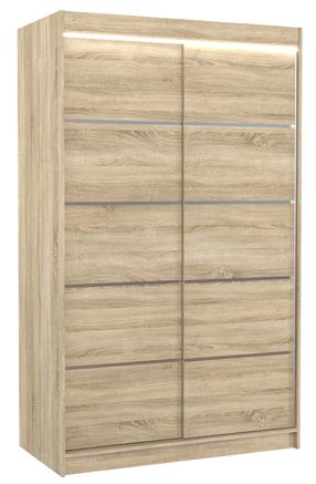 Spinta ADRK Benisso LED, rusva sp., 58 cm x 120 cm x 200 cm
