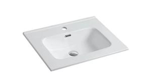Умывальник для ванной комнаты Domoletti ACB7860, керамика, 60 см x 46 см x 11 см, белый цв.