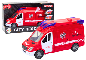 Mängu tuletõrjeauto Toystar City Rescue, punane v.