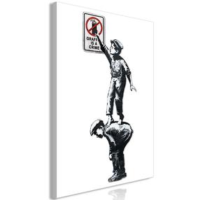 Reproduktsioon Artgeist Graffiti Is a Crime N8710-S, 20 cm x 30 cm