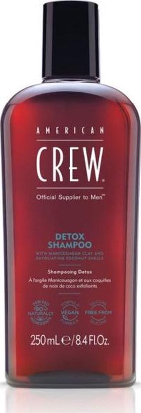 Šampūnas American Crew Detox, 250 ml