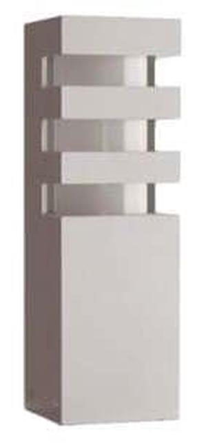 Pastatomas lauko šviestuvas Su-Ma Rado 3, 18W, E27, IP54, balta sp., 8 cm x 25 cm