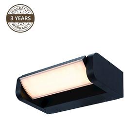 Sieninis lauko šviestuvas Domoletti Effection ELED-630, 6W, LED, IP54, juoda sp., 23 cm x 6 cm
