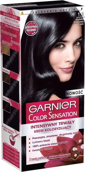 Plaukų dažai Garnier Color Sensation, ultra onxy black sp., 1.0 UOB, 110 ml