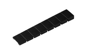 Durų atrama Haushalt HAH15134, 0.08 cm x 0.2 cm, plastikas, juoda sp., 8 vnt.