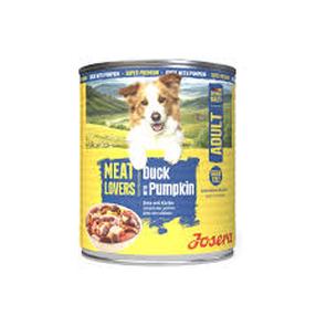 Mitrā barība (konservi) suņiem Josera Meat Lovers Duck with Pumpkin, pīles gaļa/gaļa/ķirbis, 0.8 kg