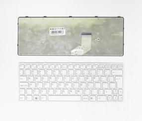 Portatīvo datoru tastatūras Sony, balta krās.