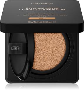 Grima bāze Catrice Invisible Cover Cushion Foundation, SPF 30, brūna krās., 033w, 10 g