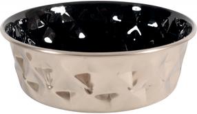 Kauss loomale Zolux Diamonds, 1.8 l, 21 cm x 21 cm x 7 cm, hõbe v./must v.