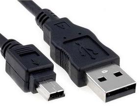Kabelis Akyga USB 2.0 A male, Mini USB 2.0 B male, 1.8 m, juoda sp.