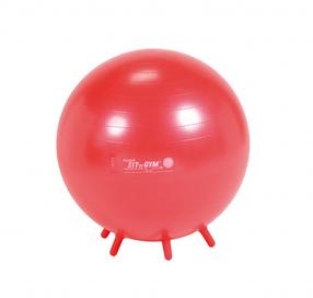 Vingrošanas bumbas SIT'n'GYM, sarkana krās., 55 cm