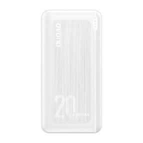 Akupank Dudao, 20000 mAh, valge v.