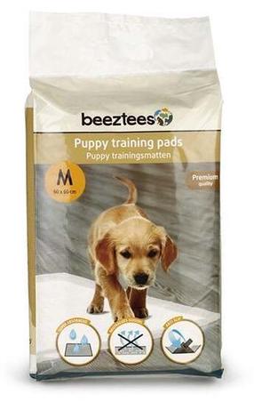 Подоконник для собак Beeztees Puppy Training Mats 795131, M, 60 см x 60 см, 15 шт. белый цв.
