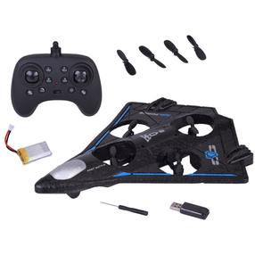 Žaislinis dronas Fighter RC0751, 25 cm, mėlyna sp./juoda sp.