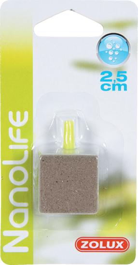 Камень для компрессора Zolux Cubic Air Stone, коричневый цв./зеленый цв., 2.5 см