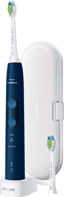 Elektrinis dantų šepetėlis Philips HX6851/29, mėlyna sp., su stovu Prekė su pažeista pakuote.