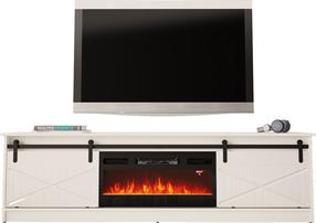 TV staliukas Cama Meble RTV Granero, balta sp., 35 cm x 200 cm x 56.7 cm