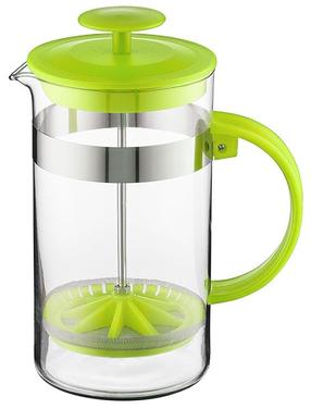 Kafijas kanna French Press Domotti Victor, 1 l, zaļa krās.
