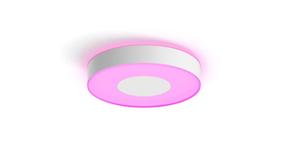Išmanusis šviestuvas lubų Philips Hue Xamento M Hue, LED, 2000 - 6500 °K, 1 x 33.5 W, balta sp. / balta sp.