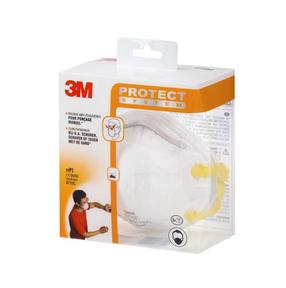 Respirators 3M 8710C3, balta krās., 3 gab.
