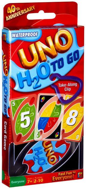 Uno kortų žaidimas Mattel Games H2O To Go P1703