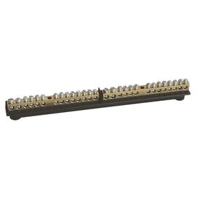 Ühendusplokk Technova N+PE 1006.12, 2 x 16+12 x 10 mm², must v., 20 tk