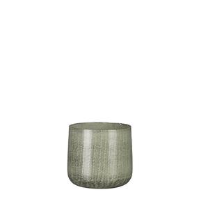 Puķu pods Mica Benson 1073519, metāls, Ø 13 cm, pelēka krās.