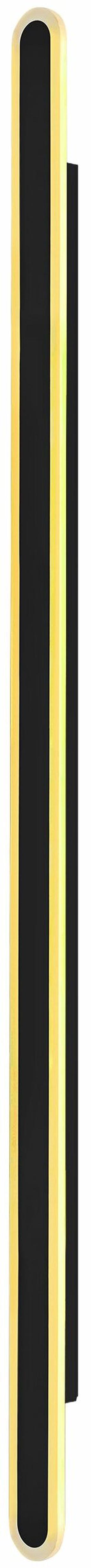 Õue seinavalgusti Candellux Lighting Stick, 60W, LED, IP65, must v., 5 cm x 180 cm