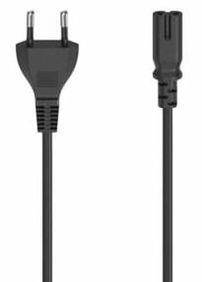 Кабель Hama Power 2-Pin, Elektriskā tīkla, 2.5 м, черный цв.