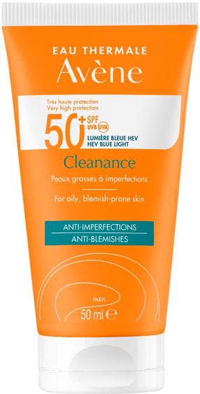 Крем для ухода за загаром Avene Cleanance SPF50, 50 мл
