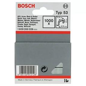 Segtukų kabės Bosch, 11.4 mm, 1000 vnt.