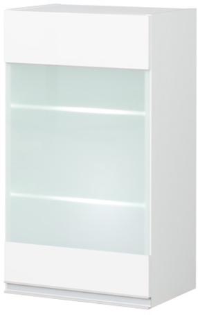 Viršutinė virtuvinė spintelė Bodzio Sandi KS40GWPML-BI, balta sp., 31 cm x 40 cm x 72 cm