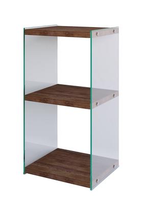 Pastatoma lentyna Kalune Design R300, skaidri sp./ruda sp., 80 cm x 40 cm x 35 cm