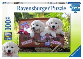 Пазл Ravensburger Traveling Pups 10538, 100 шт.