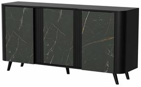 Комод Cama Volare, белый цв./черный цв., 75 см x 151 см x 39 см