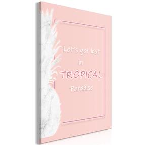 Reprodukcija Artgeist Let's Get Lost in Tropical Paradise MDF02, 20 cm x 30 cm