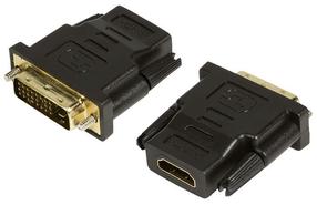 Adapter Logilink HDMI to DVI-D DVI-D male, HDMI female, must v.