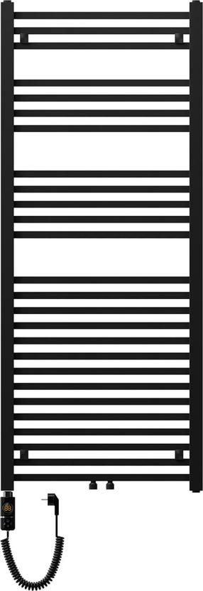 Elektrinis rankšluosčių džiovintuvas Mexen Pluton, juoda sp., 60 cm x 145 cm, 900 W