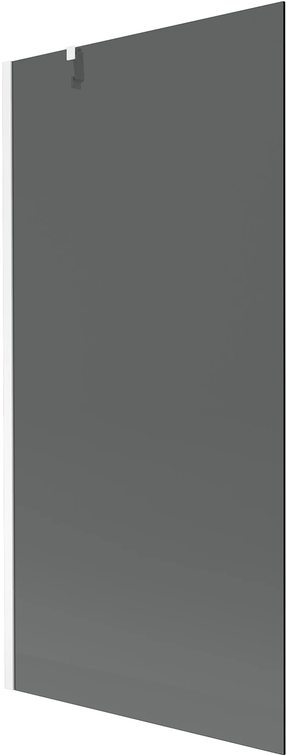 Vonios sienelė Mexen Next I, 90 cm x 150 cm, balta sp./grafito sp./grūdintas