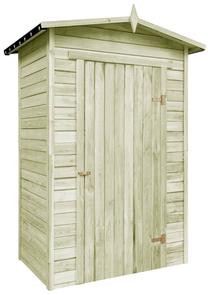 Sodo sandėliukas VLX 43327, 100 cm x 150 cm x 210 cm, ruda sp.