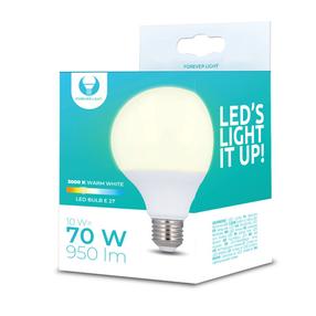 Лампочка Forever Light LED, G95, 3000 °К, E27, 10 Вт, 950 лм