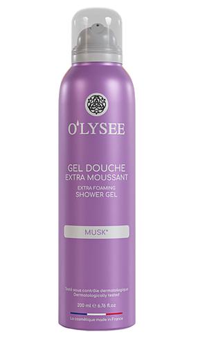Ķermeņa mazgāšanās putas, želeja O'Lysee Musk, 200 ml