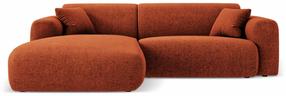 Kampinė sofa Cosmopolitan Design Nolio Haga 44, terracotta sp., kairinė, 170 x 235 cm x 72 cm