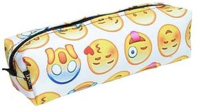 Penalas Emoji, 20 cm x 5 cm, balta sp./geltona sp.