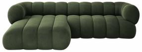 Kampinė sofa Cosmopolitan Design Koge Vogue 11, žalia sp., kairinė, 165 x 270 cm x 70 cm