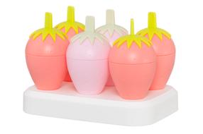 Jäätisevorm 4Living Strawberry, 15.5 cm, 6 tk, Roosa v.