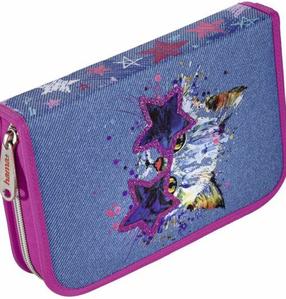 Penalas Hama Crazy Cat, 21 cm x 17 cm, mėlyna sp./violetinė sp.