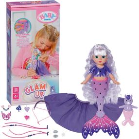 Кукла с аксессуарами Zapf Creation Baby born Glam Up Aura 871881, 28 см, фиолетовый цв.