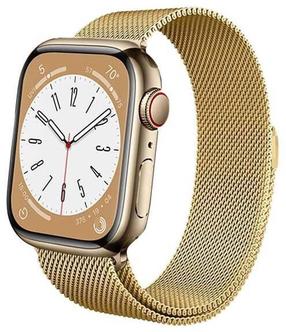 Rihmad Crong, Milano Steel Apple Watch 38/40 mm, kuldne v.